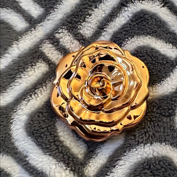 Gold Rose Compact Mirrors 12 in Set - Picture 3 of 4